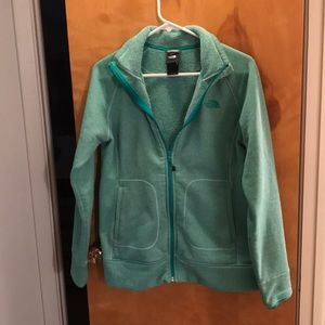 North Face zip fleece jacket